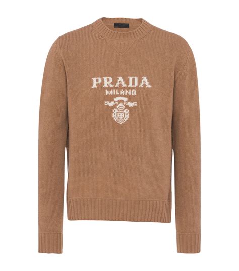 prada pullover braun|Prada cardigans for men.